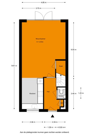 Floorplan - Koolraap 14, 2371 DP Roelofarendsveen